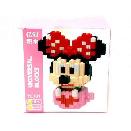 Конструктор 3D Минни 657 дет. YC101