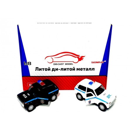 Машина ДПС Металл (свет/звук) SR-1810P