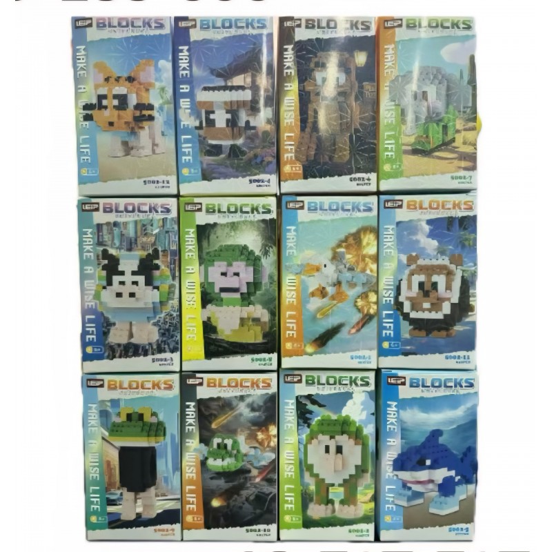 Конструктор 3D Итальянские Мемы 12 шт. 283-606