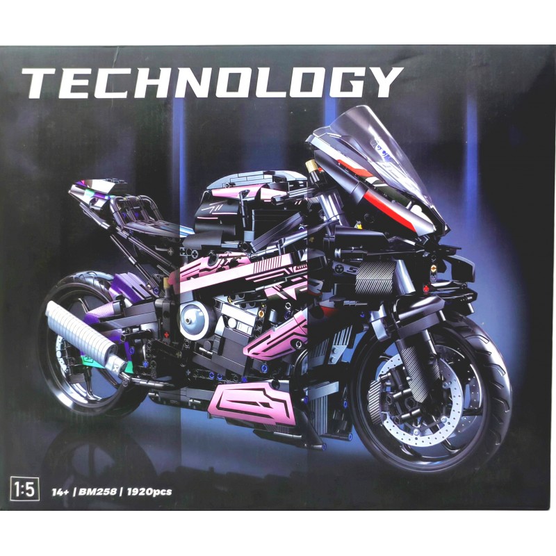 Конструктор Мотоцикл 1920 дет. BM258