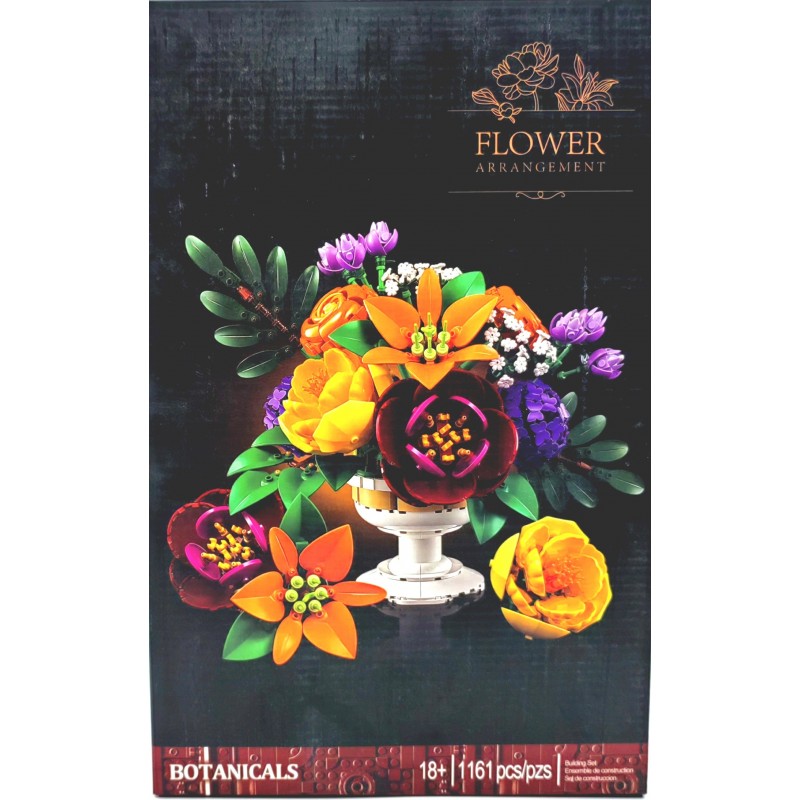 Конструктор Цветы 1161 дет. 3389
