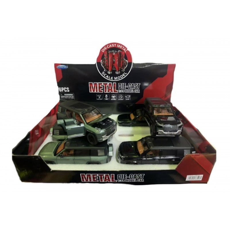 Машина Металл (свет/звук) CH24U8-6D