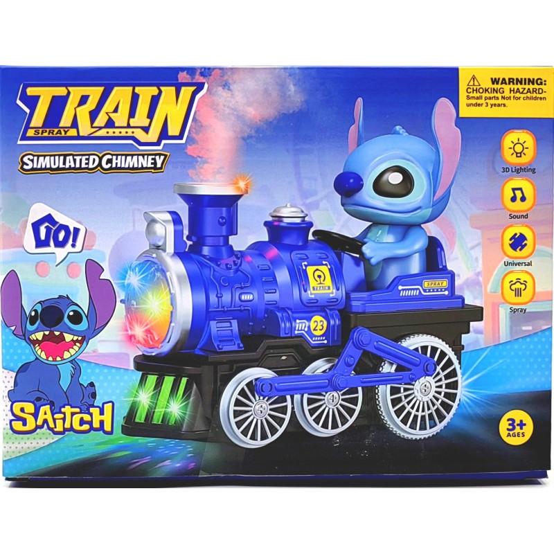 Стич на Паровозе (свет/звук) 6608-528