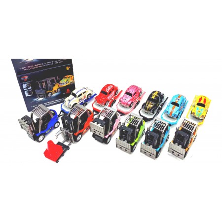 Инженерные грузовики и гоночные автомобили на р/у 6 шт. HG4-244