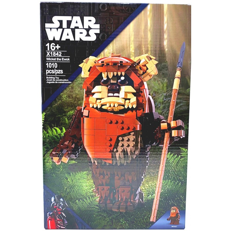 Конструктор Уикет Эвок Звездные Воины 1010 дет. 1842