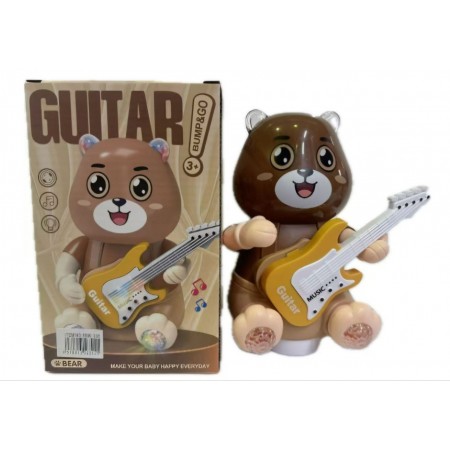 Котик с Гитарой (свет/звук/движение) C8899-338