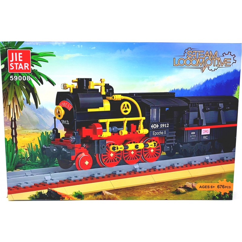 Конструктор Поезд 676 дет. 59008