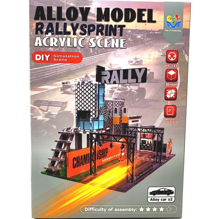 Набор для сборки модели раллийной трассы с машинами P9-26E
