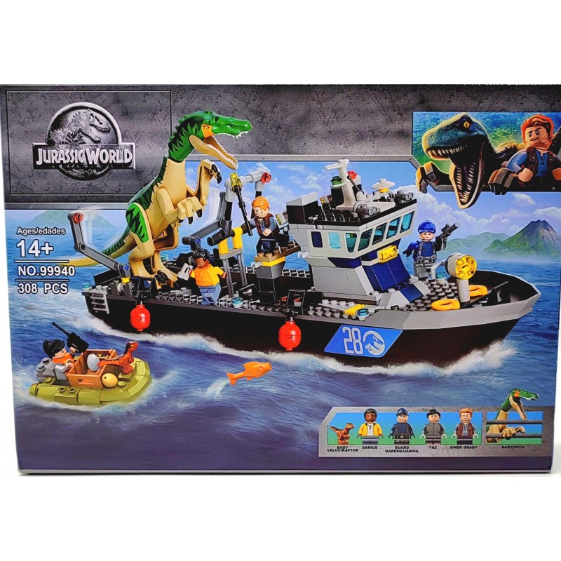 Конструктор Динозавры 308 дет. 99940