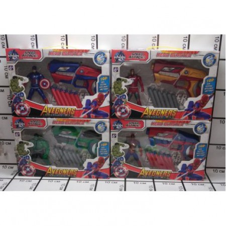 Бластер с мягкими пулями Супер Герои SB431